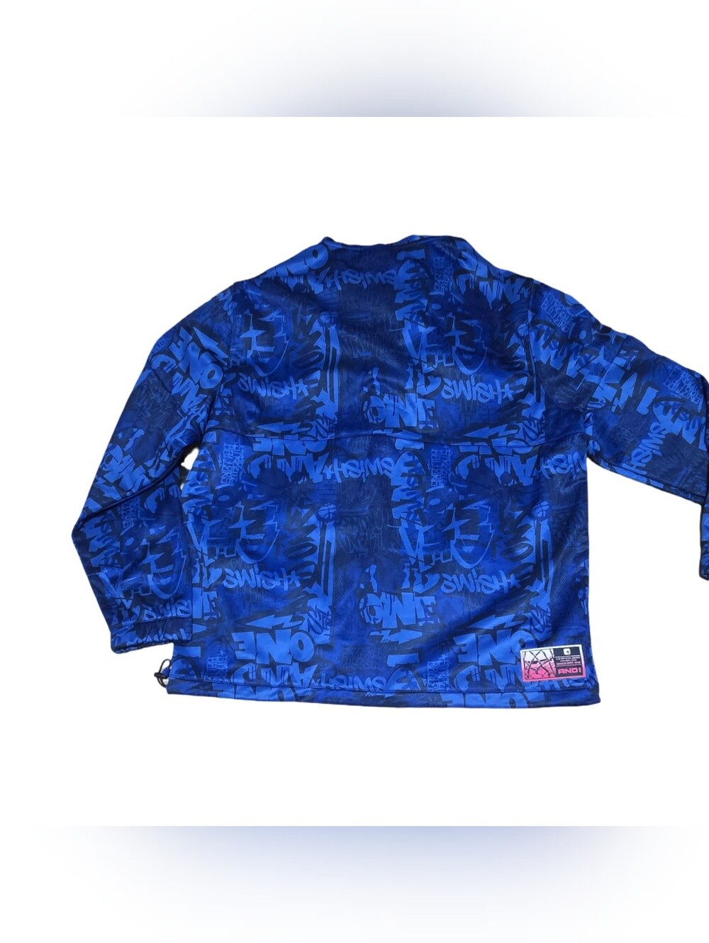 ANDI Men's Hooded Graphic Jacket Layering Streetwear Y2K Graffiti Size XL - Picture 10 of 12